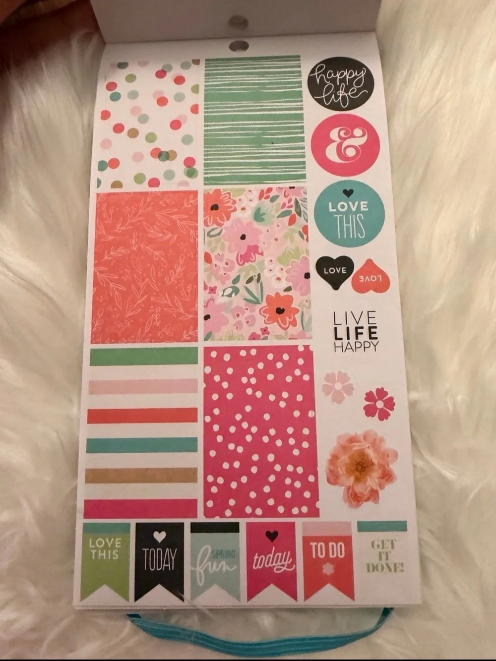 The Happy Planner “Seasonal” Sticker Book- Red, Green, Blue